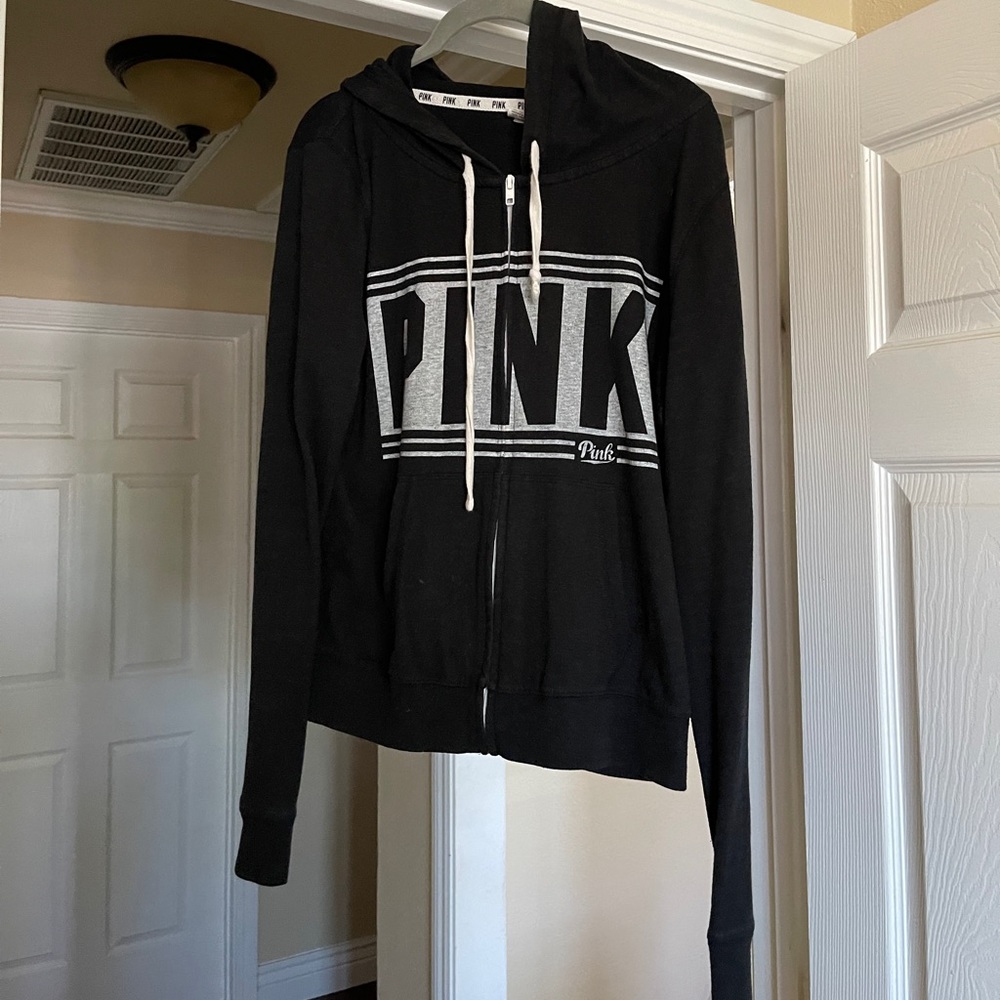 PINK zip up hoodie